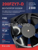 Вентилятор  200FZY7-D  - st-e.info - Магнитогорск