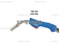 Горелка для полуавтоматической сварки TBi 250-blue-ESG, длина 3 метра - st-e.info - Магнитогорск