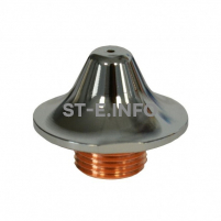 Сопло одинарное хромированное 1,7 мм арт. 1572362-1,7 - st-e.info - Магнитогорск