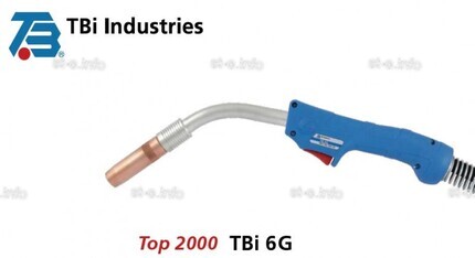 Горелка для полуавтоматической сварки TBI 6G-S-blue-ESG, длина 5 метров - st-e.info - Магнитогорск