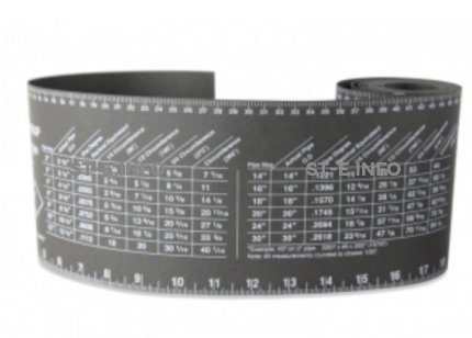 Лента для разметки труб 128mm*4600mm - st-e.info - Магнитогорск