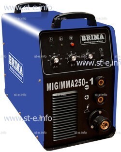 Сварочный инверторный полуавтомат BRIMA MIG/MMA 250-1 (220) - st-e.info - Магнитогорск